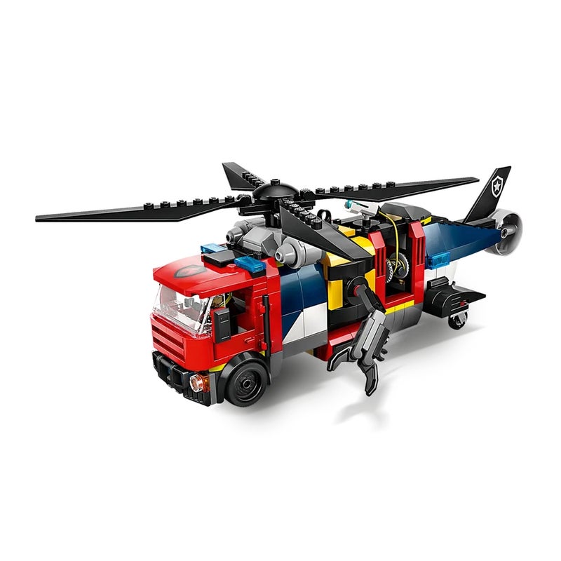 LEGO - City Helicopter, Fire Truck & Submarine Remix 874 Pieces - 60462 - Image 5