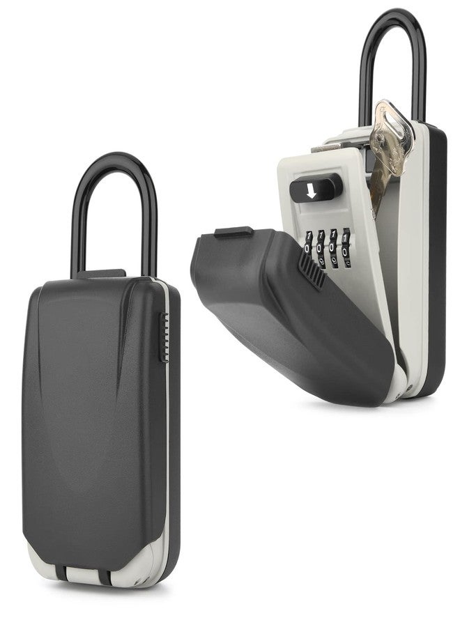 mafiti Key Lock Box for Outside - Lock Box for House Keys - Key Lockbox for Key Storage Outdoor, 4 Digit Combination Lock Box for Outside Realtors Garage Spare Keys - Image 1