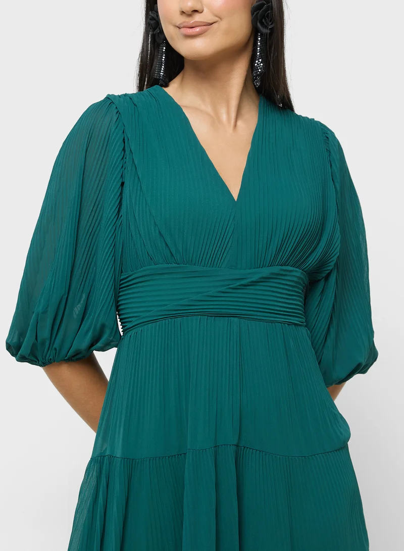 ELLA Tiered Chiffon Dress
