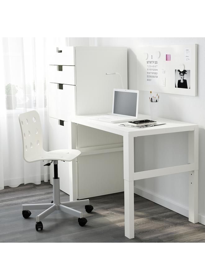 Zaboon Desk, white, 96x58 cm - Image 3