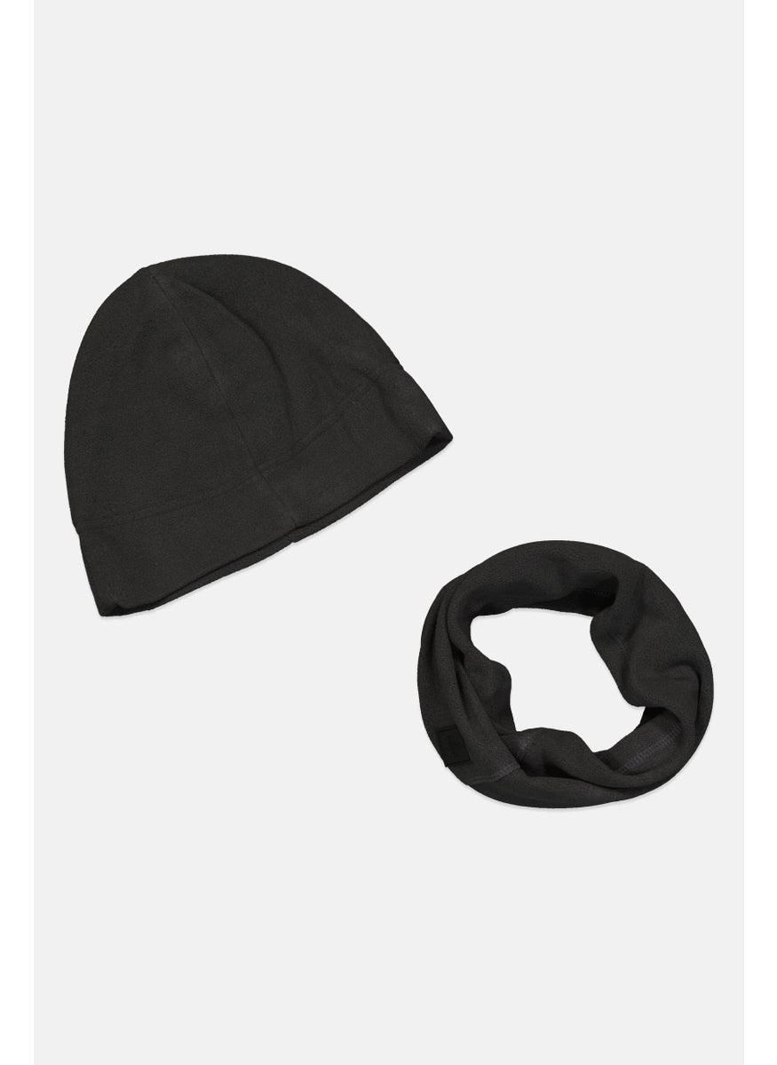 Rainforest - Men 2 Pcs Fleeces Hat And Gaiter Set, Grey - Image 1
