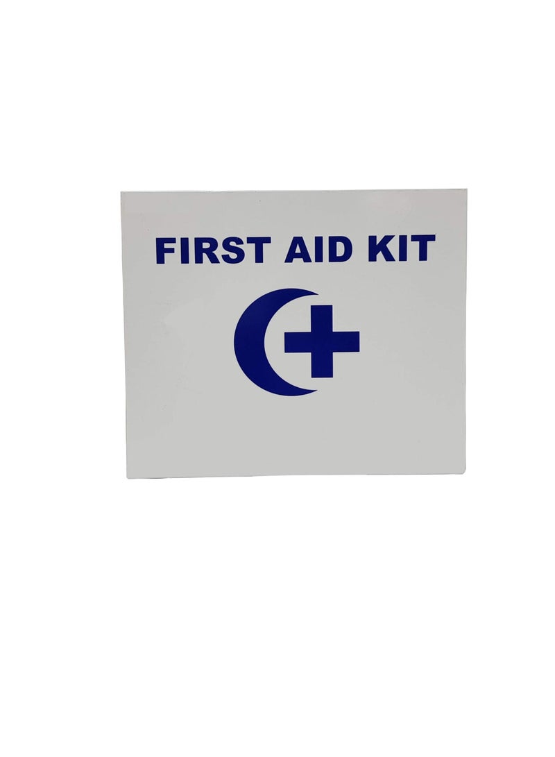 All Purpose Emergency First Aid Kit For Car Home Office Company Factory Travel Camping And Sports (28x23.5x9cm White) - Image 1