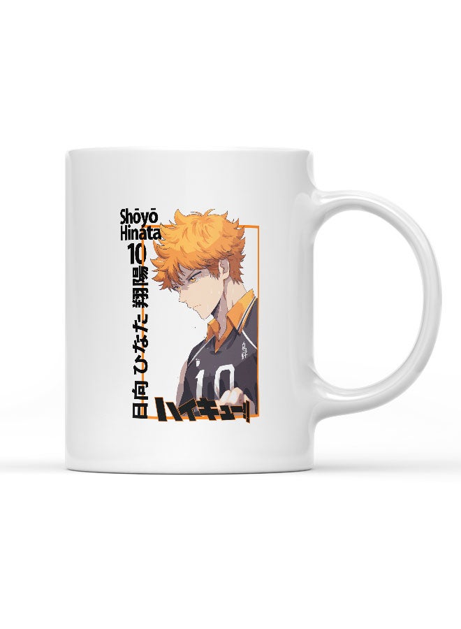 LIT كوب هايكيو!! كوب قهوة رقم 10 هدية مشجع كوب هيناتا شيو 10 بطل الكرة الطائرة - هدية لمحبي الأنمي - Image 1