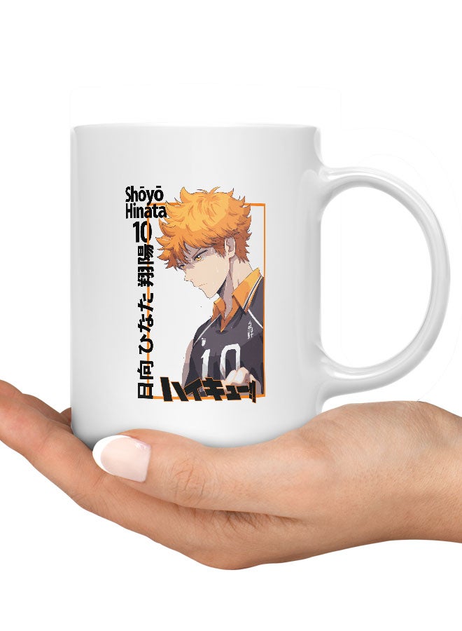 LIT كوب هايكيو!! كوب قهوة رقم 10 هدية مشجع كوب هيناتا شيو 10 بطل الكرة الطائرة - هدية لمحبي الأنمي - Image 3