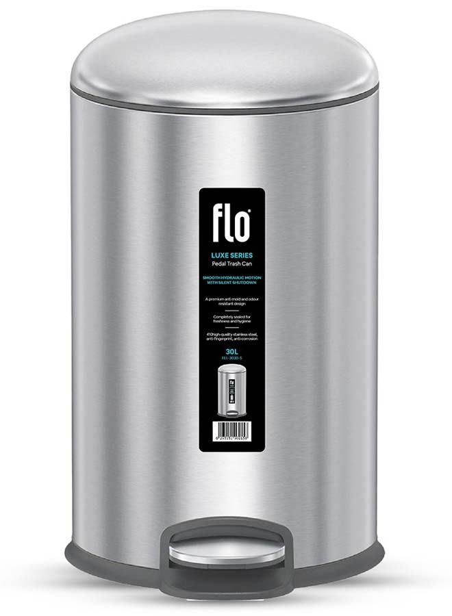 سلة مهملات - لوكس ستيل مطفي 30 لتر