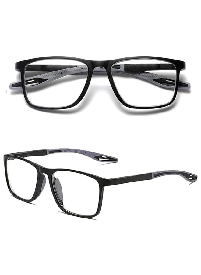 نظارات القراءة الرياضية، نظارات القراءة عالية الوضوح مضادة للزرقة الضوء التقدمي متعدد البؤر لكل من المسافة وقرب الاستخدام للنساء والرجال -150 درجة - Image 1