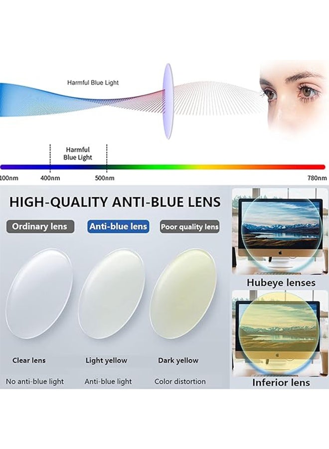 نظارات القراءة الرياضية، نظارات القراءة عالية الوضوح مضادة للزرقة الضوء التقدمي متعدد البؤر لكل من المسافة وقرب الاستخدام للنساء والرجال -150 درجة - Image 3