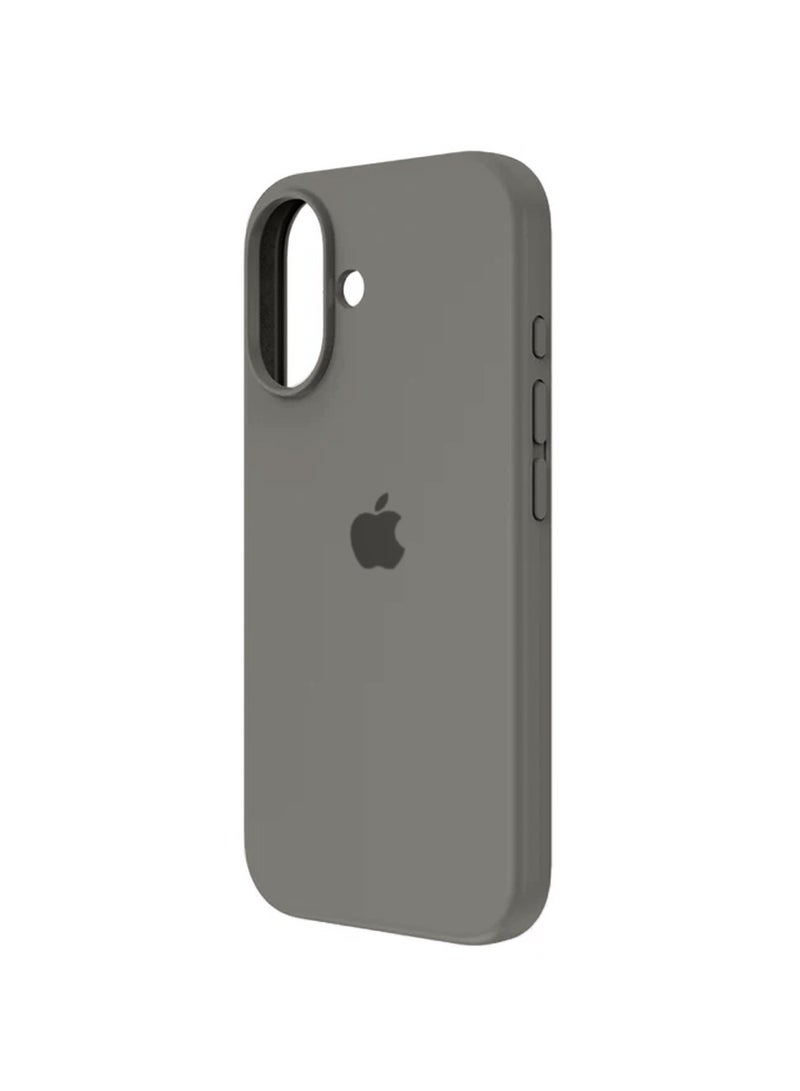 دبليو تيك غطاء حماية من السيليكون السائل الفاخر لجهاز آيفون 17 5G 2025 (MCRPSN) - تيتانيوم - Image 2