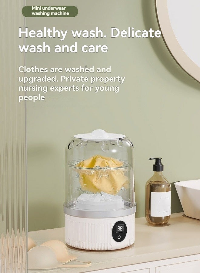 M MIAOYAN Small Automatic Underwear Washing Machine Wireless Portable Small Clothes Special Washing Machine - Image 1