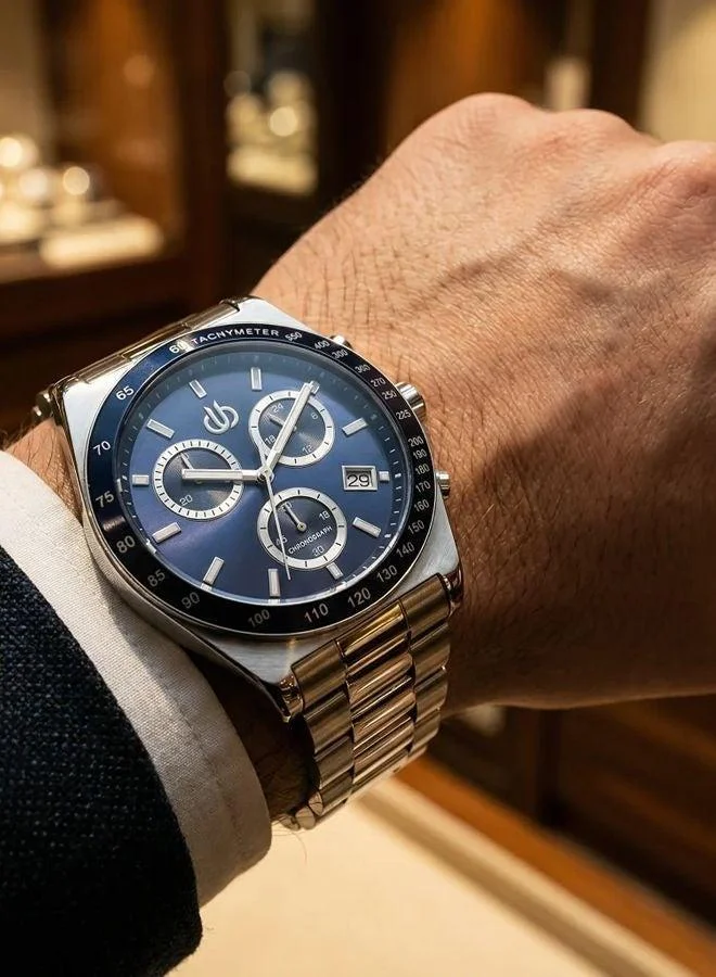 BIGOTTI Bigotti - Raffinato Men Watch | Stainless SteelBrass Case | Analog | Round Dial | Mineral Glass | Japanese Quartz | Water Resistant 50 Meters