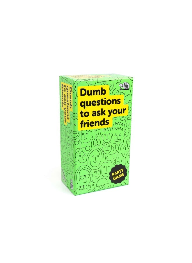 بيج بوتيتو Dumb Questions A Hilarious Party Game for Adults and Friends, Full of Unexpected and Outrageous Conversations, Perfect for Game Nights and Gatherings - Image 1