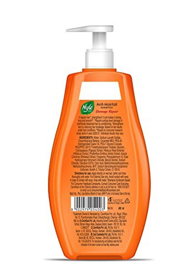 Nyle Naturals Damage Repair Anti Hairfall Shampoo With Shikakai And Hibiscusgentle And Soft Shampoo Ph Balanced And Paraben Free For Men And Women 400Ml - Image 3