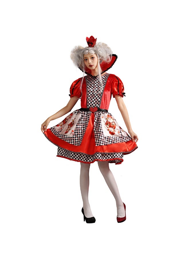 NIBEMINENT Queen of Hearts, Stamp Poker Queen, Alice's Adventures in Wonderland, Queen of Hearts, Puffy Dress - Image 1