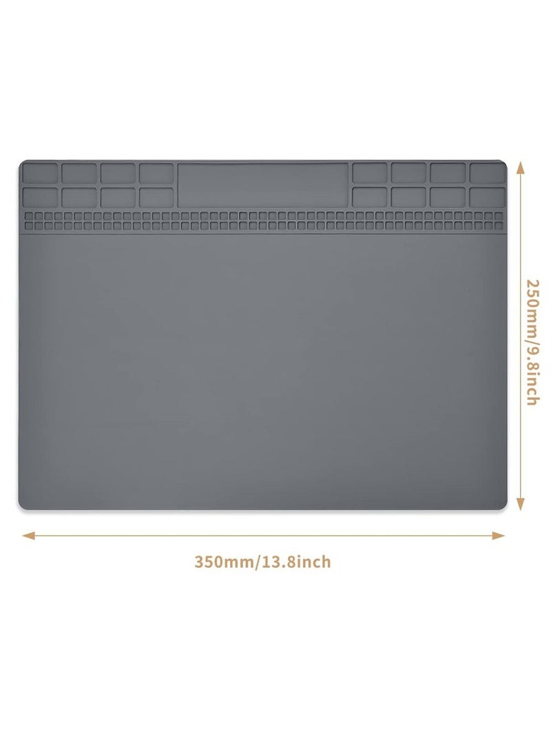 Y&D Heat Resistant Silicone Repair Mat, Electronics Ideal for Soldering, Electronics, Computer  - Image 2