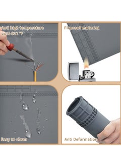 Y&D Heat Resistant Silicone Repair Mat, Electronics Ideal for Soldering, Electronics, Computer  - Image 4