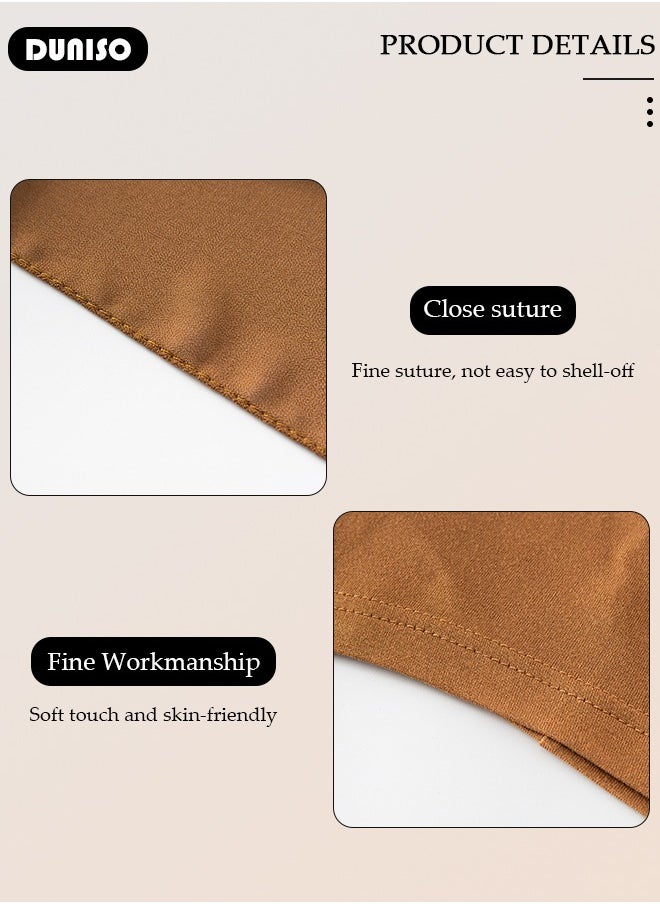 DUNISO Women's Hijab, Premium Fabric Hijab, Stylish and Comfortable Hijab Scarfs, Stretchy, Very Comfy & Good for Everyday Use, Versatile and Artistic Scarf for Women  - Image 5