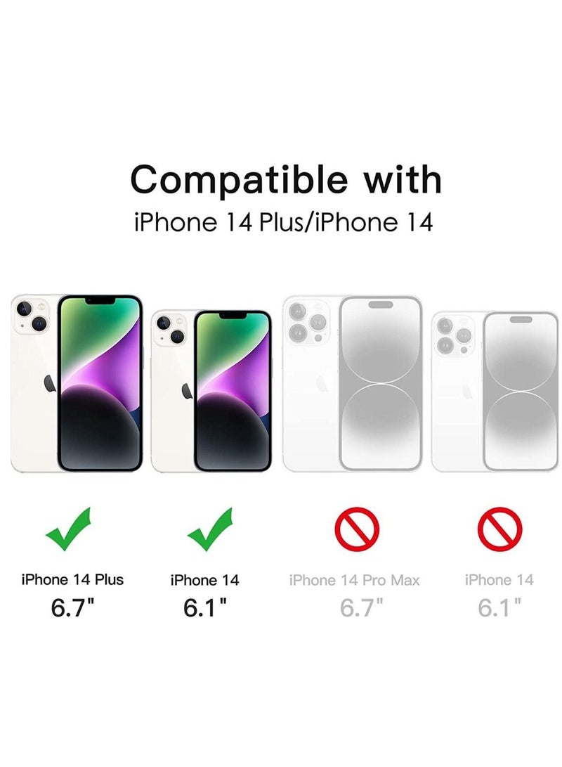 Anti-scratch Tempered Glass Camera Cover For iPhone14 / 14 Plus (Sky Blue)  - Image 2