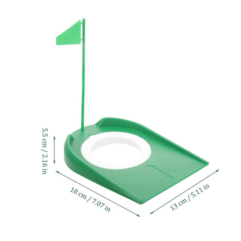 5 Pcs Golf Putting Cups Plastic Practice Hole Set Indoor Training Aid Green Backyard Office - Image 3