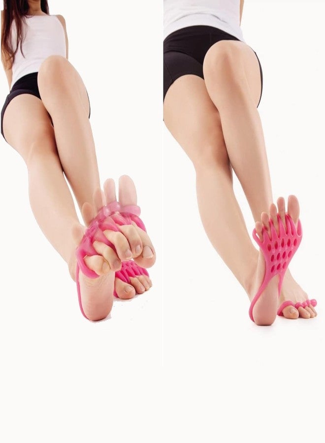 ATHA حزام ATHA المرن للقدم، مصحح إبهام القدم الأروح، قوة شد قوية، حزام لتمارين أصابع القدم وتمديد القدم (متعدد الألوان) - Image 3