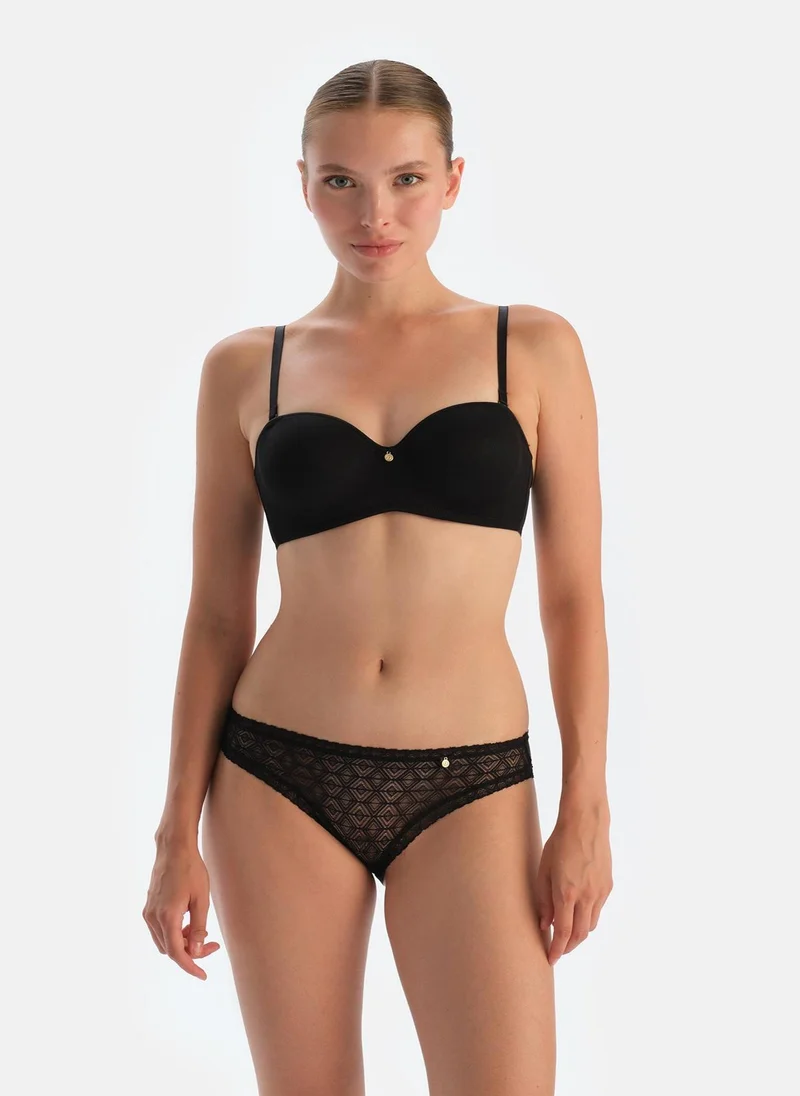 dagi Non-padded Bra Interlock Non Padded Wired Removable Strap Underwear