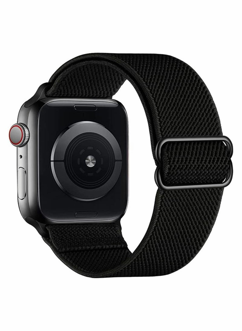 Captaintech Stretchy Nylon Solo Loop Bands Compatible with Apple Watch 38mm, for iWatch Series 6/5/4/3/2/1 SE - Image 1