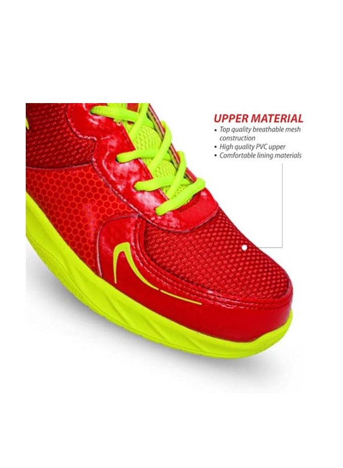 DSC Akido Badminton Shoes | Breathable Mesh Upper, Natural Rubber Outsole, EVA Cushioning, TPU Heel Counter, Comfortable Lining, Integrated Lacing Straps | Non-marking for Indoor Courts - Image 5