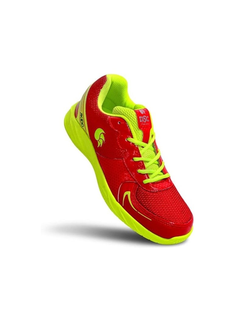 DSC Akido Badminton Shoes | Breathable Mesh Upper, Natural Rubber Outsole, EVA Cushioning, TPU Heel Counter, Comfortable Lining, Integrated Lacing Straps | Non-marking for Indoor Courts - Image 1