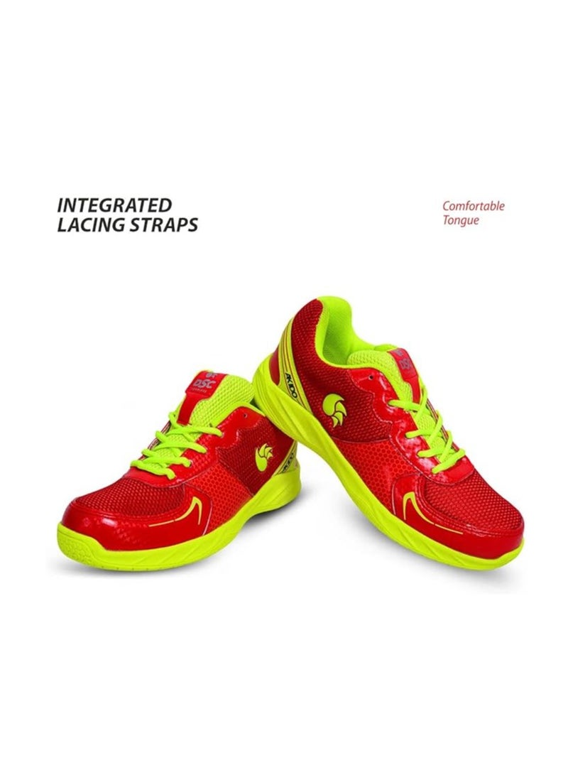 DSC Akido Badminton Shoes | Breathable Mesh Upper, Natural Rubber Outsole, EVA Cushioning, TPU Heel Counter, Comfortable Lining, Integrated Lacing Straps | Non-marking for Indoor Courts - Image 3