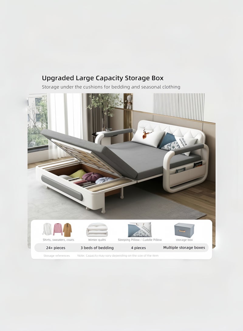 Generic Pull Out Sofa Bed,Sofa Chair Bed,Convertible Sofa Chair 2-in-1 Sofa and bed combination,with Storage, Couch Bed for Living Room,for Living Room Apartment Small Space  - Image 5