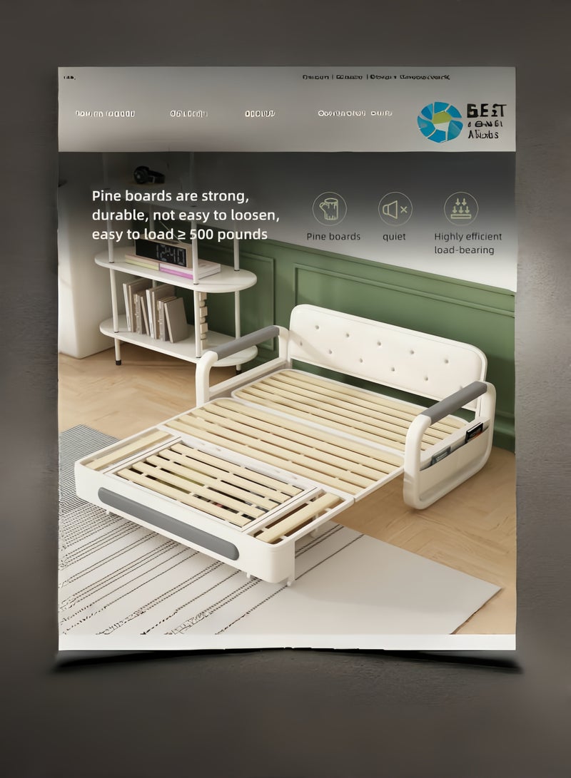 Generic Pull Out Sofa Bed,Sofa Chair Bed,Convertible Sofa Chair 2-in-1 Sofa and bed combination,with Storage, Couch Bed for Living Room,for Living Room Apartment Small Space  - Image 4