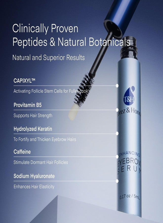 تيريز آند أونر مجموعة سيروم طبيعي للرموش مع سيروم للحواجب - معزز لنمو الرموش للحصول على رموش وحواجب أطول وأكثر كثافة وامتلاءً - تركيبة لطيفة وفعالة [3 مل + 5 مل] - Image 3