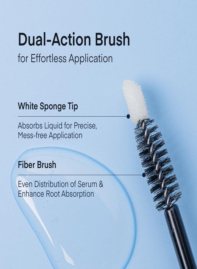 تيريز آند أونر مجموعة سيروم طبيعي للرموش مع سيروم للحواجب - معزز لنمو الرموش للحصول على رموش وحواجب أطول وأكثر كثافة وامتلاءً - تركيبة لطيفة وفعالة [3 مل + 5 مل] - Image 5