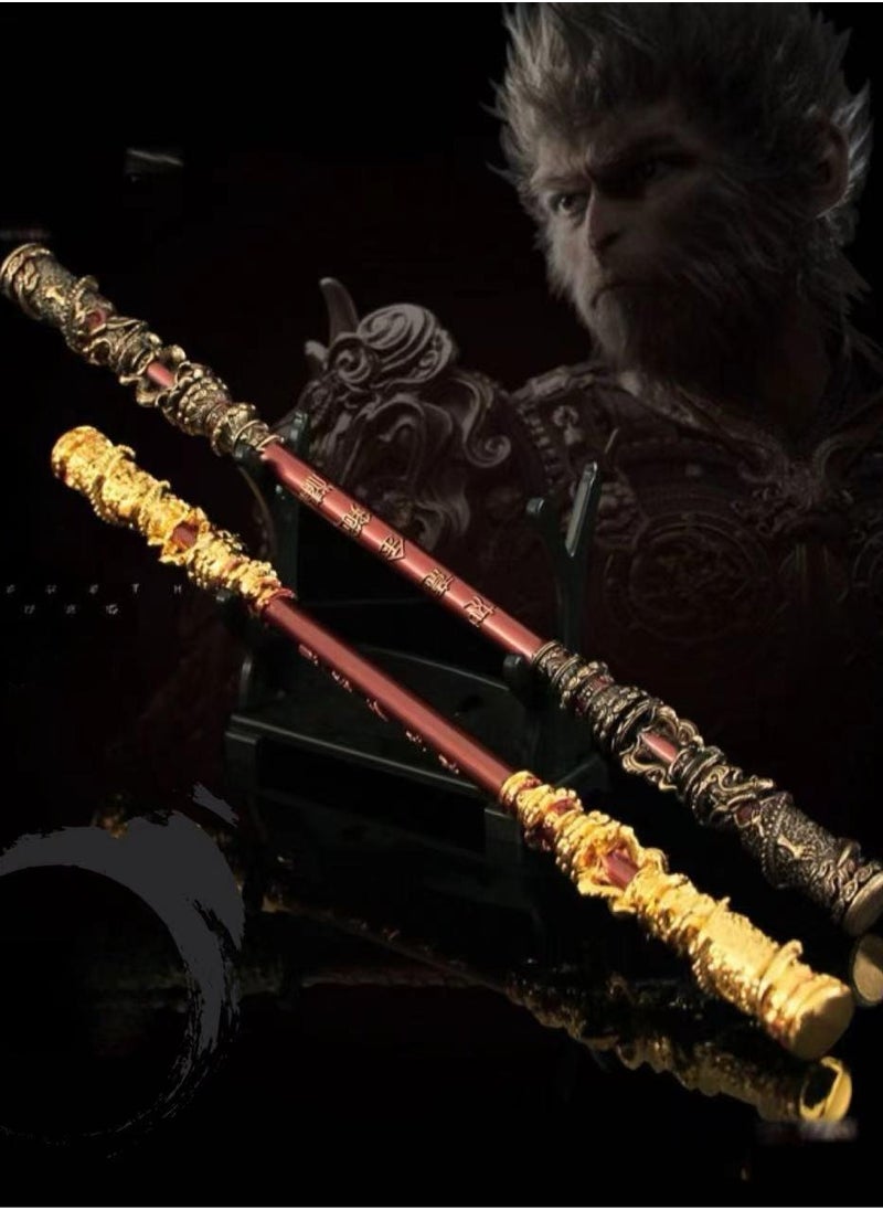 A 30CM Black Myth Wukong Game Peripheral Figure Model Ruyi Gold Hoop Stick  - Image 1