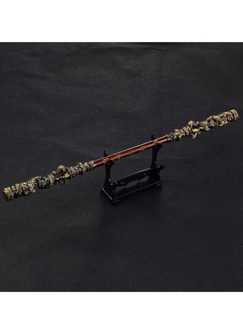A 30CM Black Myth Wukong Game Peripheral Figure Model Ruyi Gold Hoop Stick  - Image 2