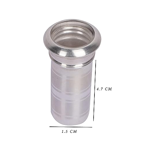 DHRUVS COLLECTION 925 Pure Silver Box/Dibbi for Multipurpose Use, Sindoor Daani, Kumkum Box, Mouth freshner Box, Kesar Dibbi, Elaichi Dabbi, Pooja Items for General Use, Gift Purpose and Donation - Image 2