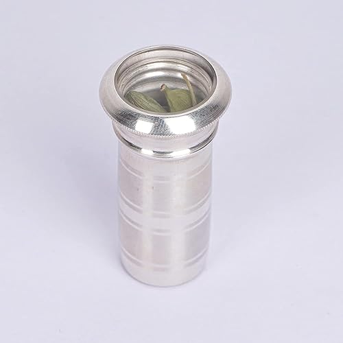 DHRUVS COLLECTION 925 Pure Silver Box/Dibbi for Multipurpose Use, Sindoor Daani, Kumkum Box, Mouth freshner Box, Kesar Dibbi, Elaichi Dabbi, Pooja Items for General Use, Gift Purpose and Donation - Image 5