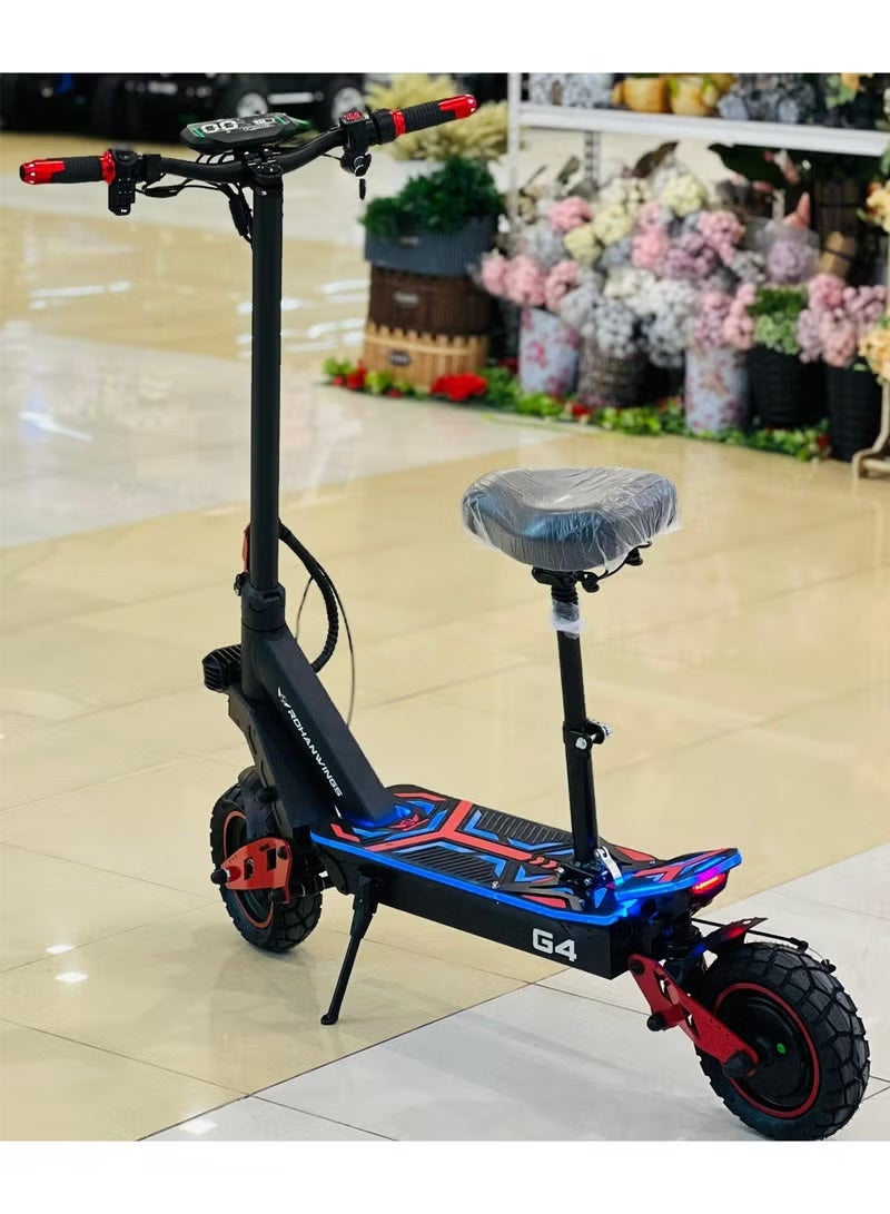 Rohan Wings GR Line G4 Electric Scooter 2000W Motor 48V 15Ah Lithium Battery - Image 2