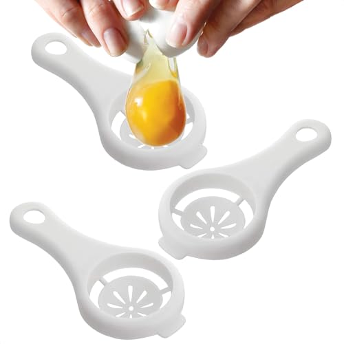 ERZA Food Grade Egg Yolk Separator Egg White Separator Easy to Use Egg White and Yolk Separator for Baking, Egg Divider, Kitchen Gadget Cooking Baker Tool Egg Extractor, Random Color, Pack of 1 - Image 1