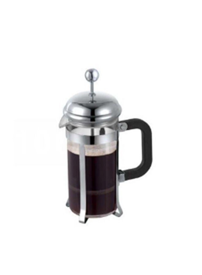 NIBEMINENT Large Coffe Maker With Lid Clear/Black 350ml