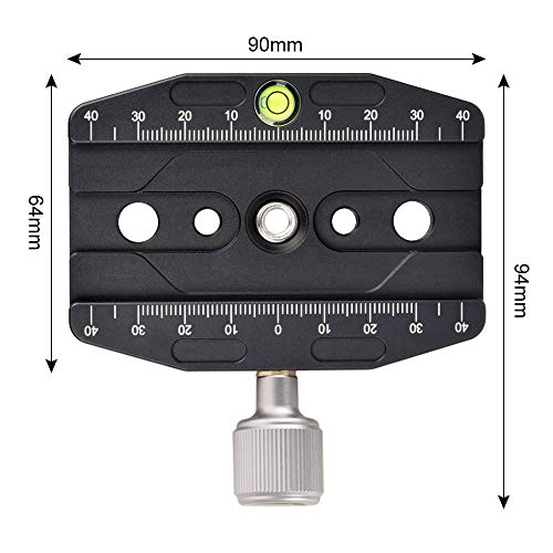 Fotoconic CL-90N Quick Release Clamp with arca Swiss clamp Plate Aluminum Alloy for Tripod or Monopod Compatible - Image 4