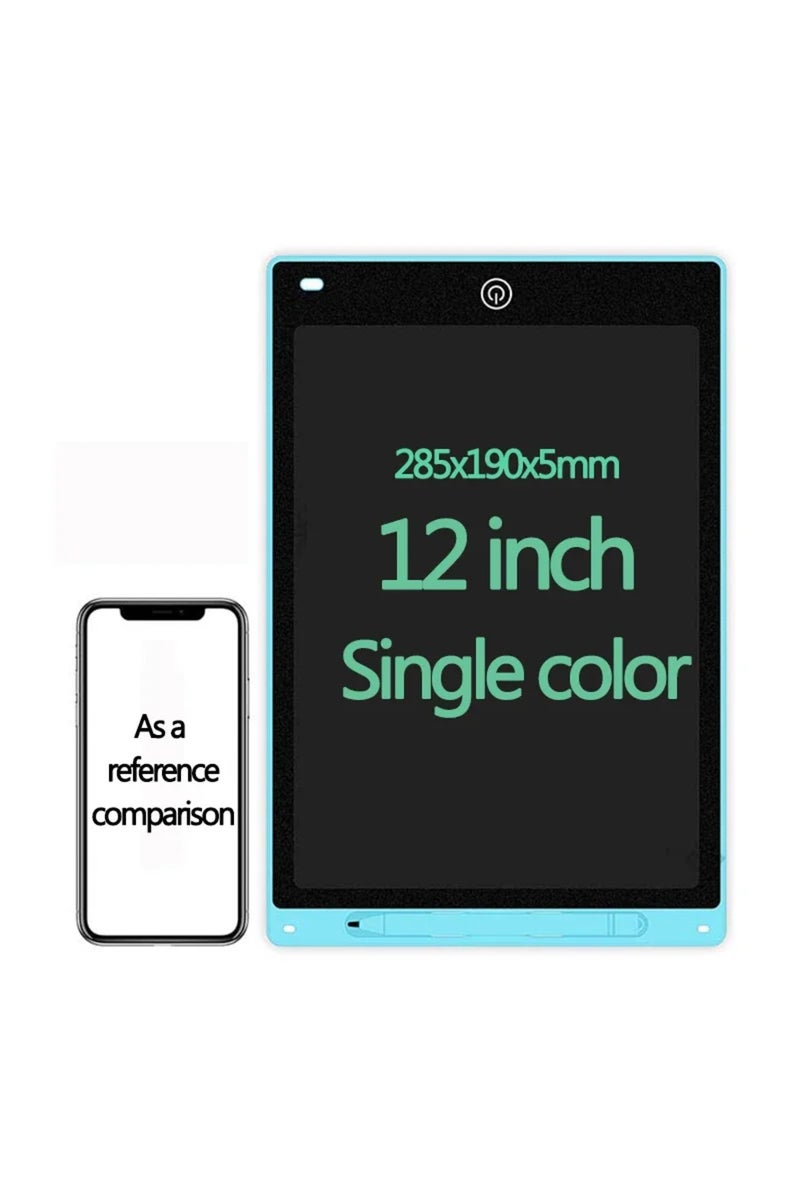12inch single colorG 10/12/inch LCD Writing Tablet Drawing Board Kids Graffiti Sketchpad Toys Handwr