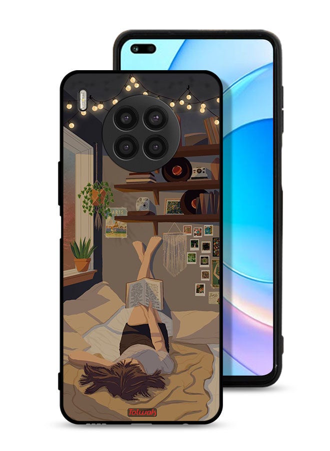 Tolwak Huawei nova 8i Protective Case Cover Studying Art - Image 1