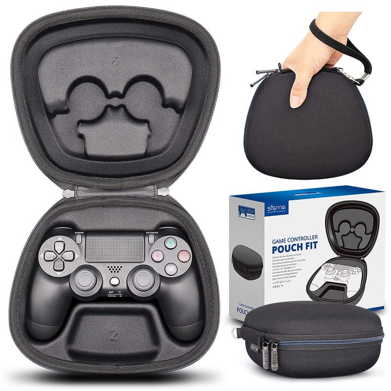 sisma Carry Case Compatible with PS4 Wireless Controller, Dual Shock 4 Controller Holder Travel Protective Case Storage Bag Home Safekeeping - Image 1