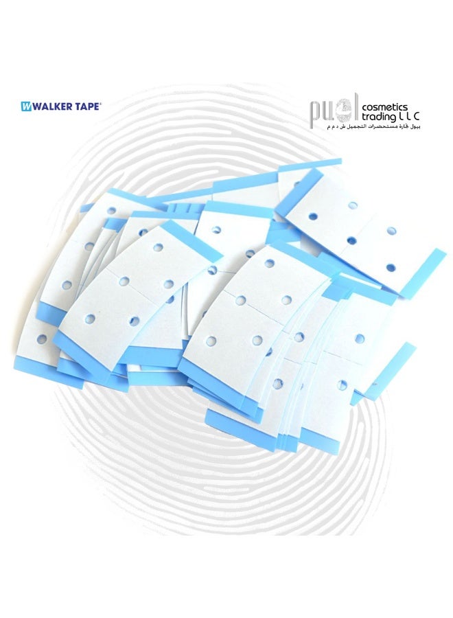 Walker Tape Euro Strip (36 Pcs) Double Sided Adhesive Tape for Wigs, Toupees & Hair Pieces | Strong Hold, Waterproof, Skin Safe Wig Tape for Men & Women | Long-Lasting Hair Patch Fixer - Image 2