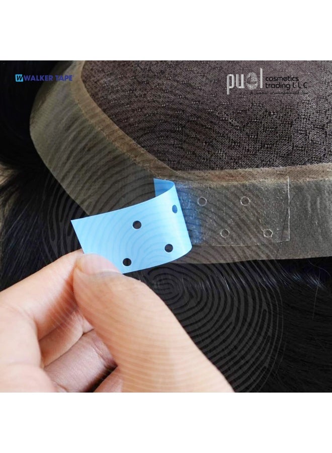 Walker Tape Euro Strip (36 Pcs) Double Sided Adhesive Tape for Wigs, Toupees & Hair Pieces | Strong Hold, Waterproof, Skin Safe Wig Tape for Men & Women | Long-Lasting Hair Patch Fixer - Image 5