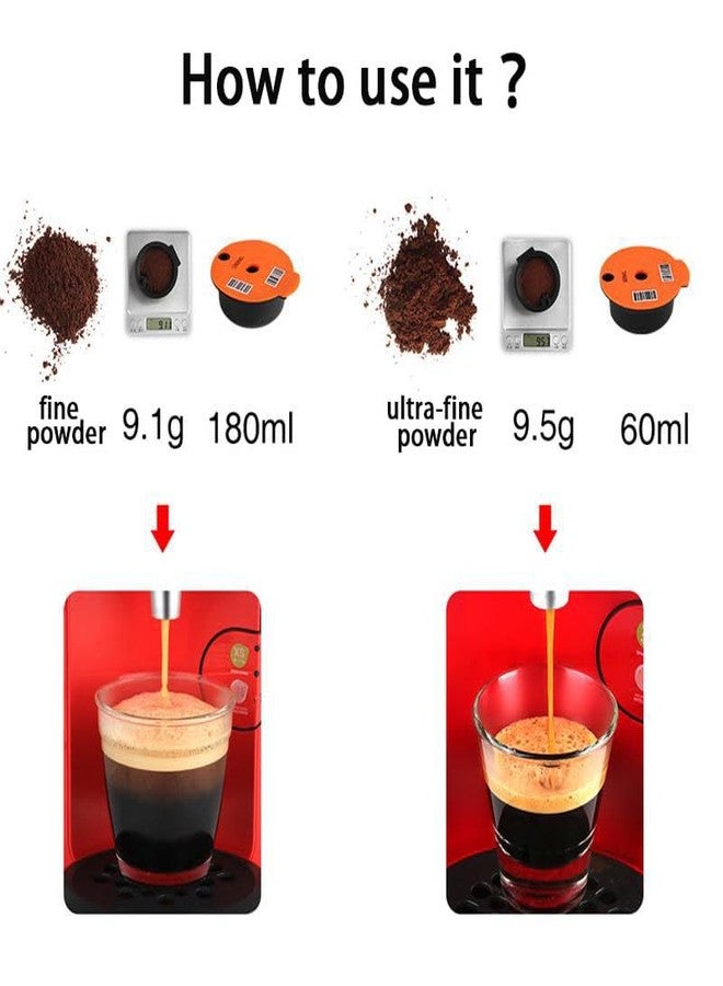 FUZHUI Eco - Conscious Refillable Coffee Filter - Refillable Coffee Capsules, Coffee Disc & Filter Set for Tassimo Machines, Tassimo Filters with Spoon & Brush - Home Cafe Customization (180ML) - Image 4
