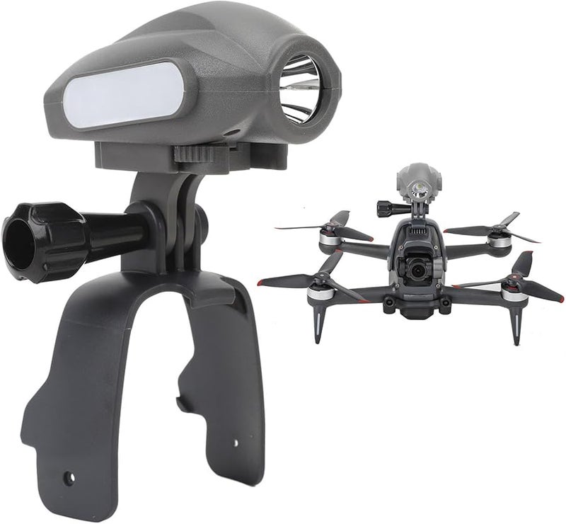 قوس تركيب كشاف الطائرة بدون طيار لإكسسوارات كاميرا الحركة FPV باللون الأسود - Image 2