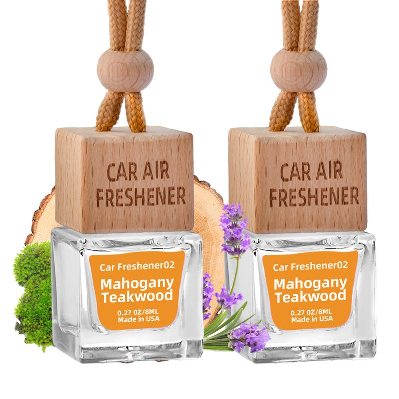 Bayrumber Car Air Freshener Hanging Diffuser LongLasting Essential Oil Scent Up to 60 Days NonToxic EcoFriendly 2Pack Auto Fresheners Made in USA - Image 3