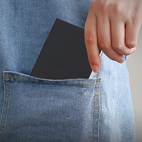 TWONE Pocket Notebook, 6 Pack Mini Notebooks 3.5" x 5.5" (90x140mm), Black Cardstock Cover Memo Notepad for Men, Women, Kids, Travel - 30 Sheets/60 Lined Pages - Image 4