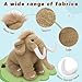 BENINY Woolly Mammoth Plush Toy Cute Soft Elephant Stuffed Animal for Boys Girls Kids 16 Cuddly Christmas Birthday Gift for Ancient Animal Lover - Image 4